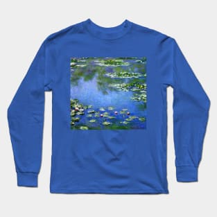 Waterlilies by Claude Monet Long Sleeve T-Shirt